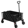 FATMOON Folding Wagon Cart with All Terrain Wheels & Adjustable Handle,360° Smooth Mobility,Foldable Design for Camping,Shopping,Sports,Outdoor - 2 of 4