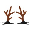Unique Bargains Christmas Hair Clips Antlers for Christmas 2.95"x1.77" Brown 1 Pair - 4 of 4
