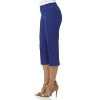Rekucci Women's Ease into Comfort Capri with Button Detail - 2 of 4