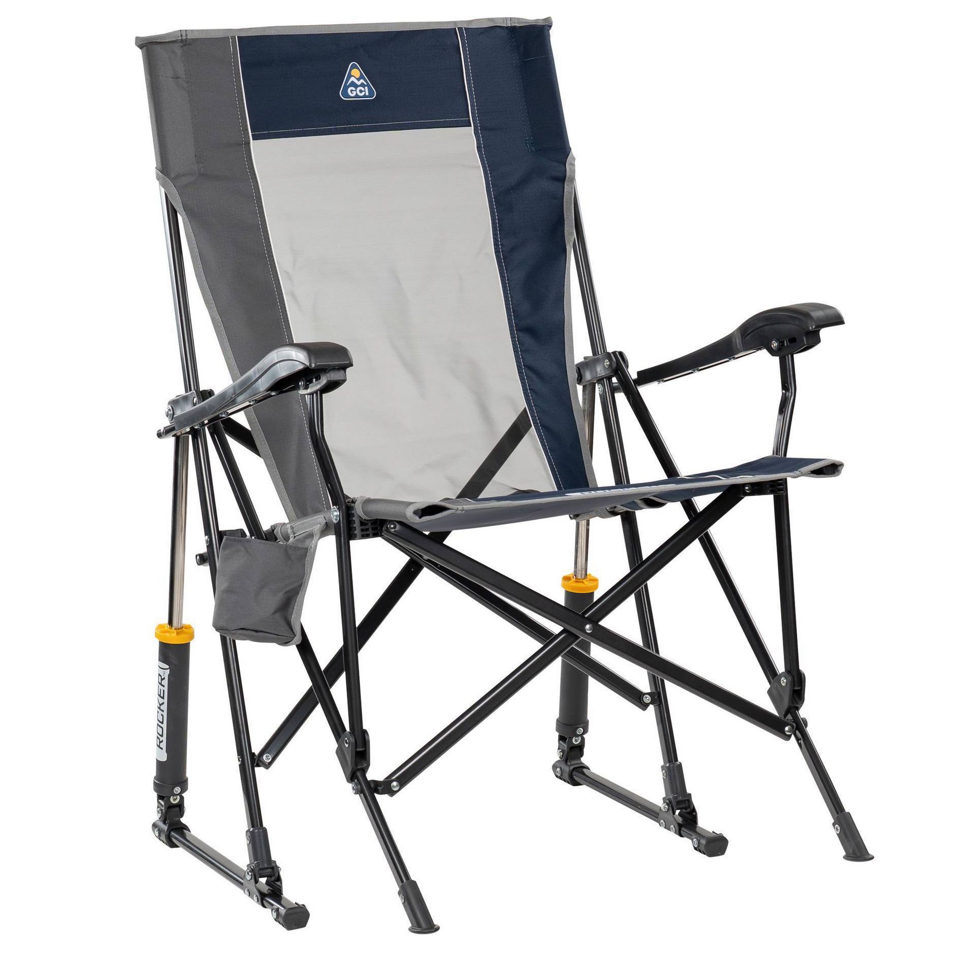 GCI Outdoor RoadTrip Foldable Rocking Camp Chair - Indigo