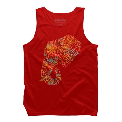 Men's Design By Humans Elephant (Majestic) By kase Tank Top