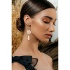 Gold Boho Earrings for Women Antique Silver Disc Dangle Earrings Vintage Snake Dangle Earrings Fashion Jewelry - 2 of 4