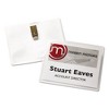 Avery Clip-style Name Badge Holder With Laser/inkjet Insert, Top Load ...