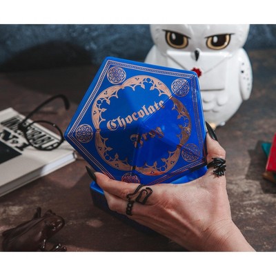 Blue and Gold Ceramic Pentagonal Trinket Tray with Lid