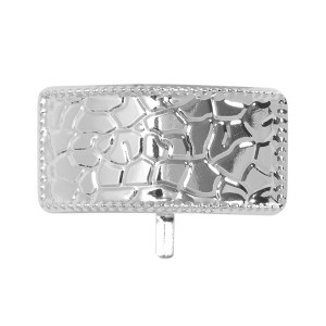 Unique Bargains Women's Texture Rectangular Ponytail Buckle Hair Clip 1 Pc - 1 of 4