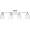 Capital Lighting Laurent 4 - Light Vanity in  Polished Nickel - 3 of 4