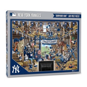 MLB New York Yankees Barnyard Fans Puzzle - 500pc - 1 of 3