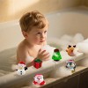 6-Pack Christmas Bath Toys, No-Hole Floating Set for Stocking Stuffers and Gifts - 4 of 4