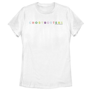 Women's Ghostbusters Colorful Logo T-Shirt - 1 of 4