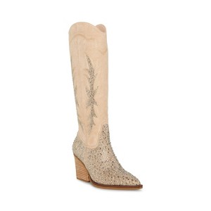 Madden Girl Apple Wide Calf  Rhinestone Pull On Western Boot - 1 of 4