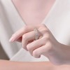 Gold Plated Clear Cubic Zirconia Band Ring, A Timeless Classic Featuring Brilliant Clear Stones in a Sleek Gold Setting, Perfect for Everyday Elegance - 2 of 3