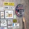 15" x 15" Licensed Jeep 4X4 Dome Metal Sign Dark Blue/Red - American Art Decor: Wall Decor for Auto Enthusiasts - 2 of 4