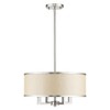 Livex Lighting Park Ridge 4 - Light Chandelier in  Brushed Nickel - 3 of 4