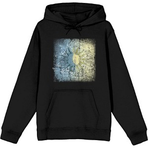 Celestial Tropics Sun Long Sleeve Adult Hooded Sweatshirt - 1 of 3