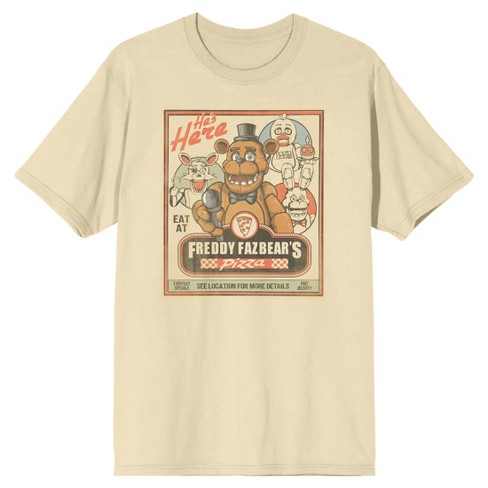 Five Nights At Freddy’s Freddy Fazbear’s Pizza Poster Art Women’s 