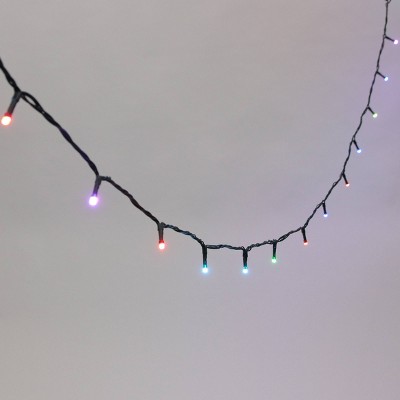 Philips 200ct LED App-Controlled Color Changing Create Motion Dome String Lights with Green Wire