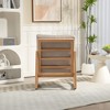 PexFix Modern Upholstered Accent Chair Leisure Armchair with Rubber Wood Frame - 4 of 4