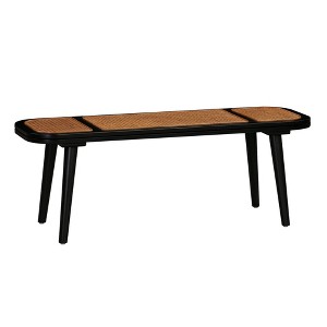TOV Furniture Emilia Cane Bench - 1 of 4