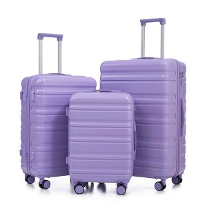 MAYEERTY 3-Piece Luggage Set (20"/24"/28") - PP Spinner Wheels, Carry-On, Matching Color, Combination Lock - 1 of 4