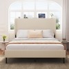 PAGED Platform Bed Metal Bed Frame with 2 USB Ports and Heavy-Duty Metal Slats, Easy Assembly - 2 of 4
