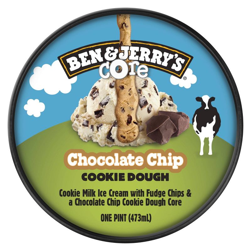 Ben &#38; Jerry&#39;s Cookie Core Chocolate Chip Cookie Ice Cream - 1pt, 6 of 7