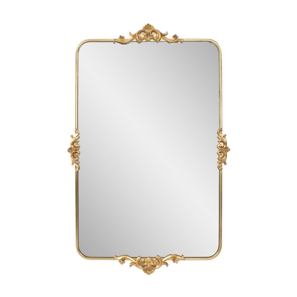 Photos - Wall Mirror Howard Elliott 26"x40" Wanstead Park Gold Gilded Rectangular Vanity Mirror