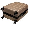 Rockland Melbourne Hardside Expandable Luggage with Spinner Wheels Champagne Checked Large 28" - 4 of 4