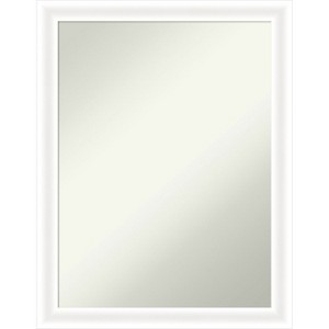 Amanti Art Oliver Narrow Non-Beveled Wood Framed Bathroom Vanity Wall Mirror - 1 of 4