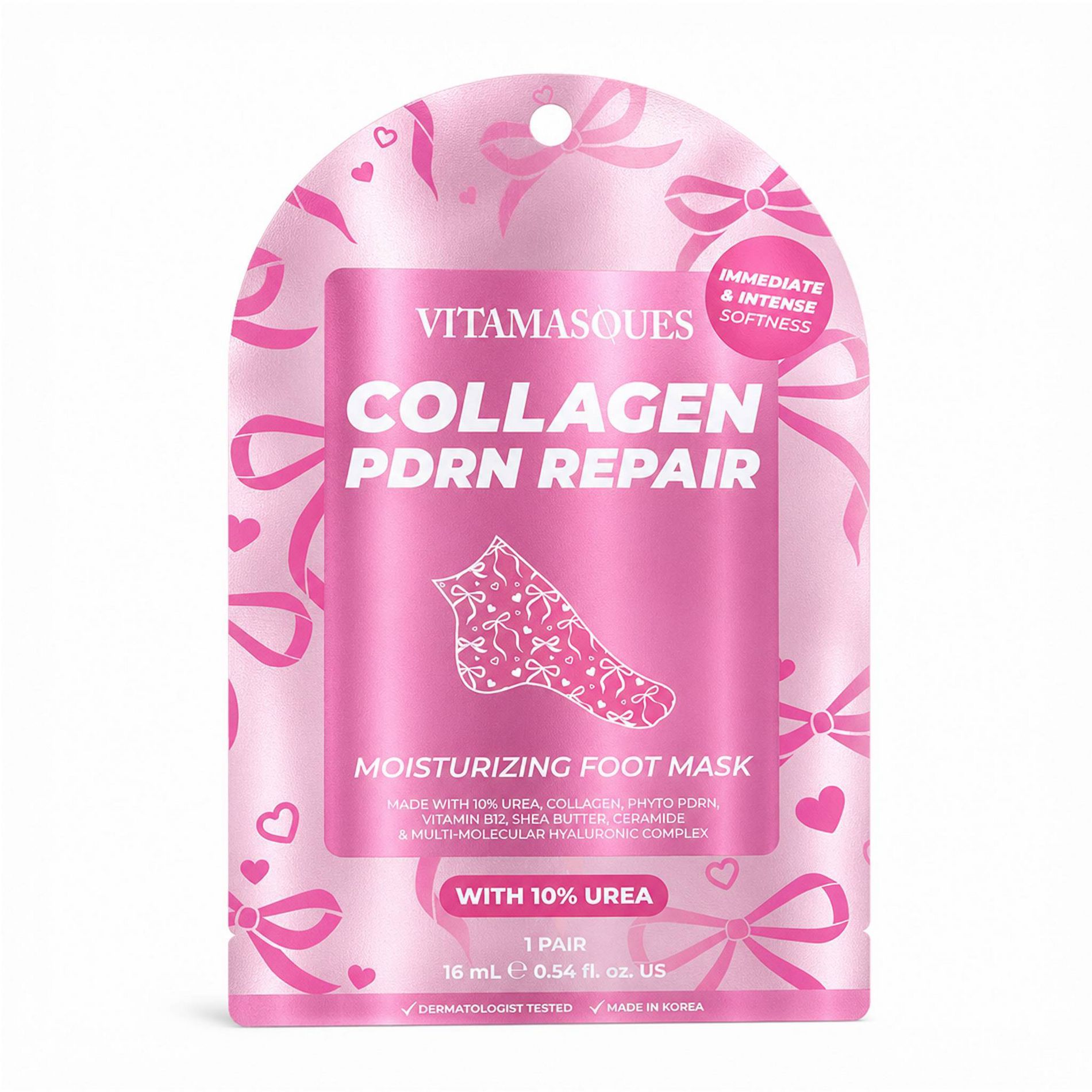 Vitamasques Foot Collagen Repair Body Mask - 0.54 fl oz