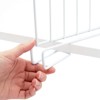 Juvale 8 Pack Metal Wire Shelf Dividers for Closet Organizers Shelves Storage, White 10.75 x 12.75 in - image 3 of 4