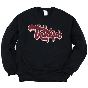 Simply Sage Market Women's Graphic Sweatshirt Thankful Retro - 1 of 2