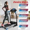 SereneLife Smart Digital Manual Incline Treadmill - Black & Blue - 4 of 4