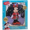Gemmy 3.5 FT Lighted Minnie Mouse Wearing her Plaid Dress Christmas Inflatable - 4 of 4
