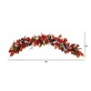 Nearly Natural 6-ft Autumn Maple Leaves, Berry and Pinecones Fall Artificial Garland - 2 of 2