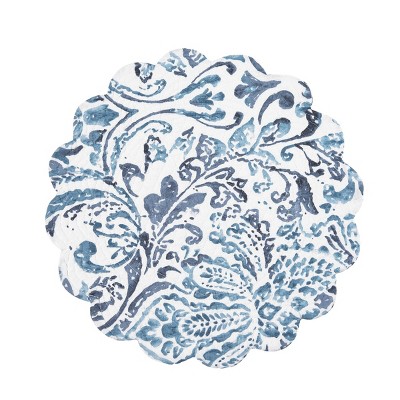 C&F Home Natalia Damask Rd Placemat Set of 6