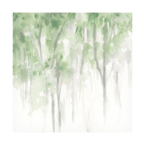 Trademark Fine Art - June Erica Vess Misty Grove Ii Canvas Art - 14 X ...