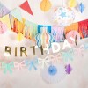 Meri Meri Gold Scallop Happy Birthday Garland (10' with excess cord - Pack of 1) - 2 of 4