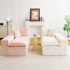 VASIP Luxury Color-Block Turtle Velvet Modular Sofa, Flexible Arrangeable Design for Single Row, Side-by-Side or Facing Layout ,for Living Room - 2 of 4