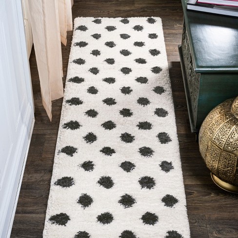 Large Area Rug With Moroccan Inspired Pattern. Vinyl Floor Mat 