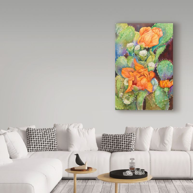 Trademark Fine Art -Joanne Porter 'Desert Blooms' Canvas Art, 3 of 4