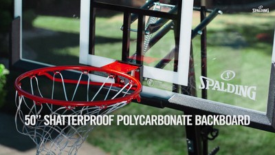 Spalding 50 Polycarbonate Portable Basketball Hoop