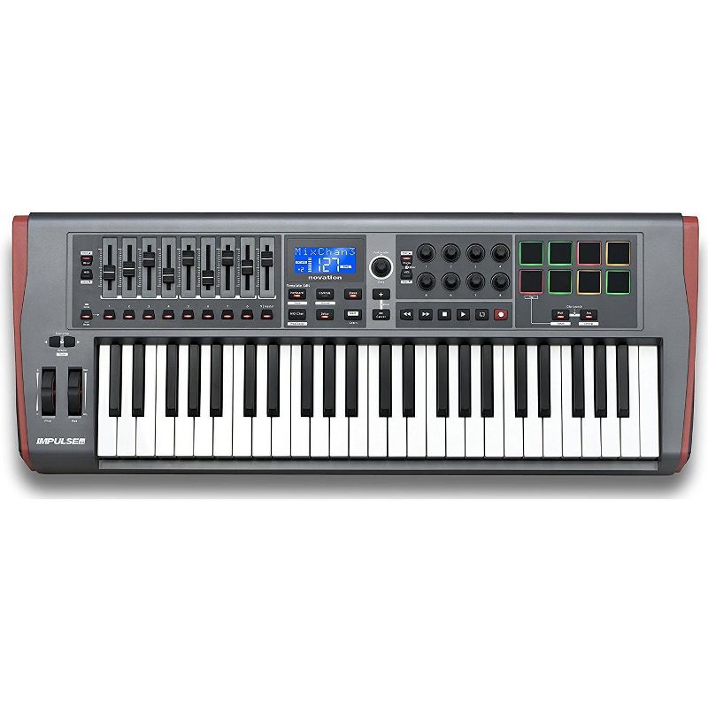 Novation Impulse 49 USB MIDI Controller Keyboard (49 Keys), 1 of 4