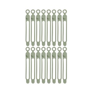 Trollerlink 16 Pieces Silicone Cable Straps - 1 of 4