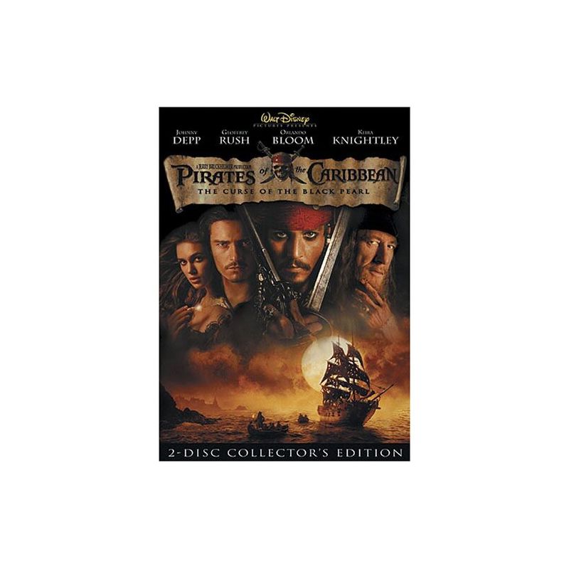 Pirates of the Caribbean: The Curse of the Black Pearl (DVD)(2003), 1 of 2