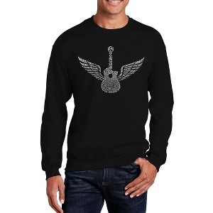 LA Pop Art Men's Word Art Crewneck Sweatshirt - Amazing Grace - 1 of 4