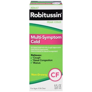 ROBITUSSIN PEAK COLD Multi-Symptom Cold Relief, 8 Oz - 1 of 4