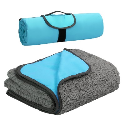 Tirrinia Outdoor - Oriented, Waterproof and Fleece - Lined Foldable Camping Blanket, Ideal for Stadium Use to Keep Warm - Standard Style