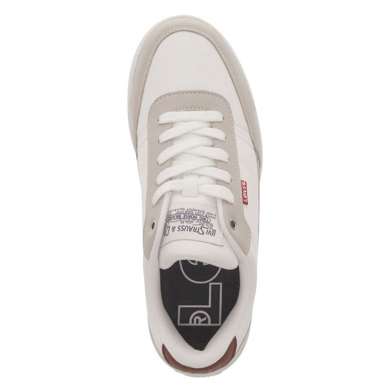 Levi's Mens Aden Genuine Suede and Canvas Lace Up Sneaker Shoe, 2 of 7
