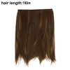 Unique Bargains Women's Straight Long Hair Hair Extensions High Temperature Fiber Mixed Light Brown 1 Pc - 3 of 3