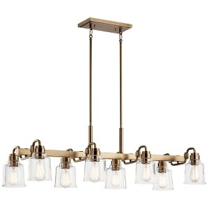Kichler Lighting Aivian 8 - Light Chandelier in  Weathered Brass - 1 of 3